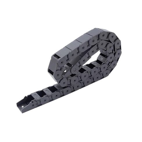 Cable Chain Semi-Enclosed Interior Opening 1m 18x18 18x25 18x37 18x50 Bending Radius 28 38 48 60 75mm for Router Machine(48mm,18x50 mm) in Kuwait