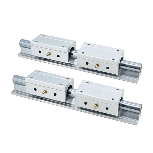 2 قطعة R25 300mm-2200mm SBR25LUU سكة دليل خطية مدعومة بالكامل مع مبيت محمل 4X (1850 مم) in Kuwait