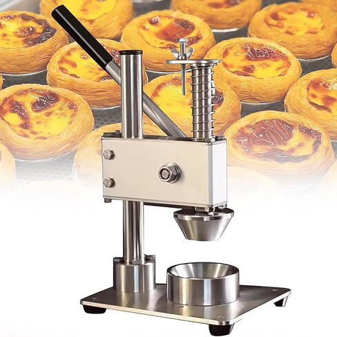 صانع تشكيل تارت البيض، ماكينة صنع قشر تارت البيض التجارية مع عملية طلاء ممتازة، مادة متينة من الفولاذ المقاوم للصدأ وقاعدة ثابتة، لمحبي الخبز، والطهاة المحترفين in Kuwait