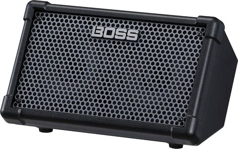Boss Cube Street II Battery Powered Stereo Amplifier - Black Bundle with Gearlux Instrument Cable, XLR Cable and Roland Picks in Saudi Arabia