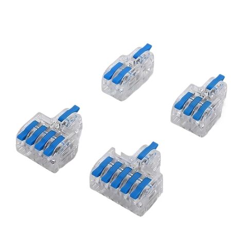 (10 pcs) DF-12 DF-13 Splicable Miniature Docking 1 in 2/3/4/5 Out Coloured Handles DF-14 DF-15 Clear Wiring Terminals(DF-14 Yellow) in Saudi Arabia