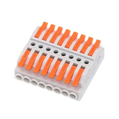 Quick Wire Connector Terminal 222 Home Junction Box Universal Compact Push in Spring Splicing(1 in 1 Out) in Saudi Arabia