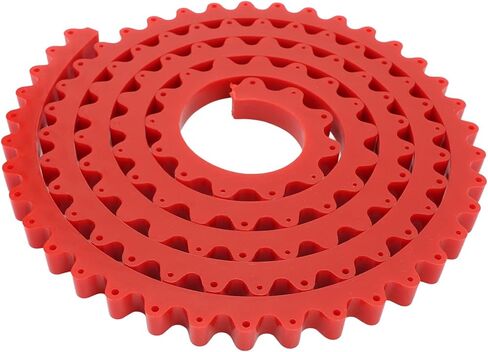 Woodworking Profiling Strip Gear Driven Flexible Curve Template Guide for Complex Shape Contouring, and Fixed, Accuracy Duplication, Durably PC Material, Red (1M) in Kuwait