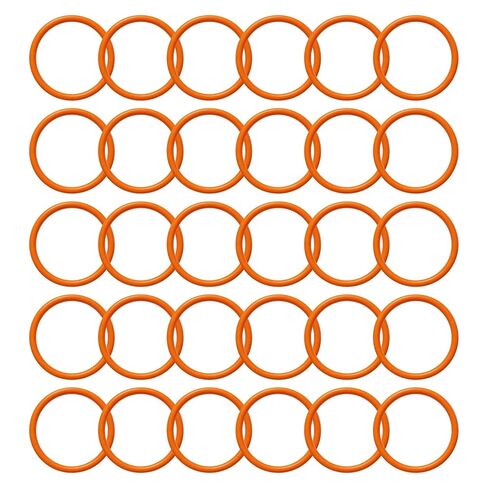Reming-ton 1100 11-87 12 GA O Ring بديل لـ 0.87 بوصة معرف × 1.02 بوصة OD برتقالي مقاوم لدرجة الحرارة العالية (30/عبوة) in Saudi Arabia