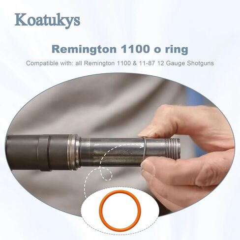 Reming-ton 1100 11-87 12 GA O Ring بديل لـ 0.87 بوصة معرف × 1.02 بوصة OD برتقالي مقاوم لدرجة الحرارة العالية (30/عبوة) in Saudi Arabia