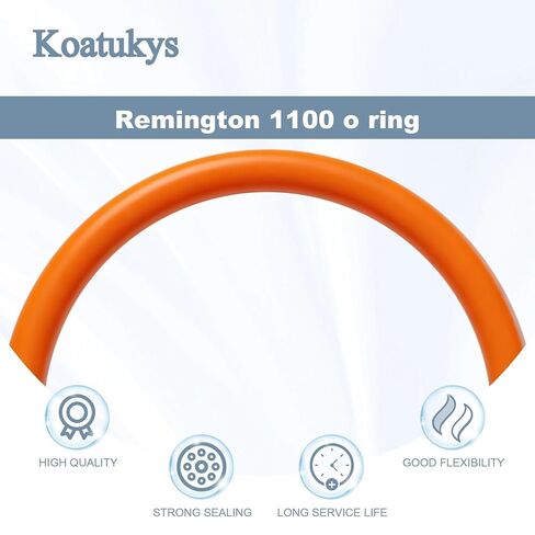 Reming-ton 1100 11-87 12 GA O Ring بديل لـ 0.87 بوصة معرف × 1.02 بوصة OD برتقالي مقاوم لدرجة الحرارة العالية (30/عبوة) in Saudi Arabia