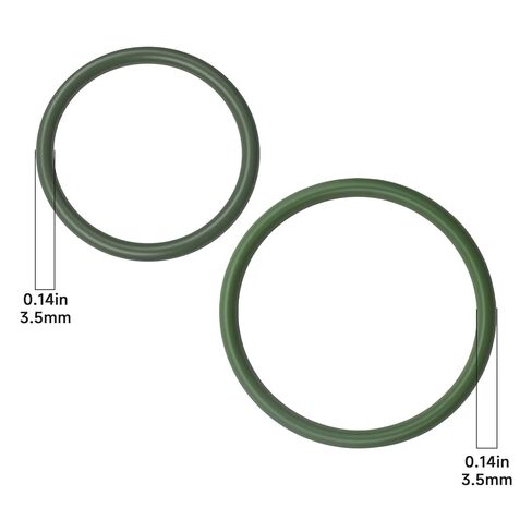 طقم مكون من 4 قطع على شكل حلقة دائرية، A1120 A1121، متوافق مع مشغلات Bennett Trim Tab، مطاط FKM Fluoro الأخضر المحسن، مجموعة بديلة لإصلاح التسريبات الهيدروليكية in Kuwait