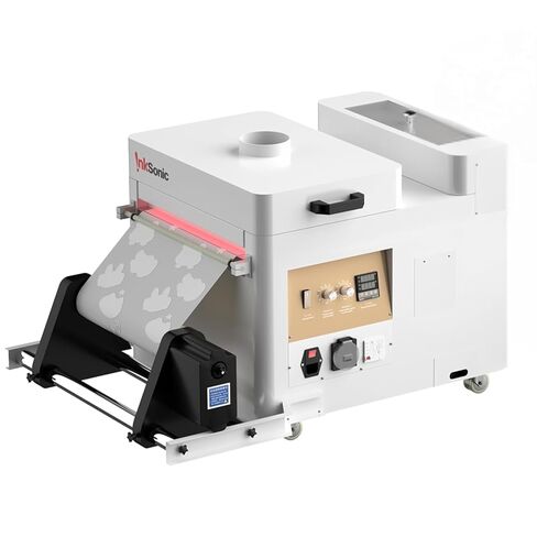 جهاز هزاز ومجفف مسحوق أوتوماتيكي DTF مقاس 13 بوصة من InkSonic، يدعم عمليات النقل حتى 13 بوصة، متوافق مع طابعات A3 وA4 DTF، فرن معالجة 3 في 1 مع طلاء مسحوق تلقائي، معالجة ولف in Kuwait