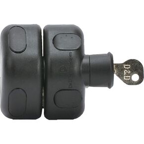 D&D Technologies MLSPS2L MagnaLatch Side Pull, Safety Gate Latch, Key Lockable Magnetic Latch for Home, Yard & Garden Fences
