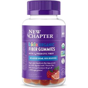 الفصل الجديد صمغ الألياف العضوية للأطفال، 4 جرام من ألياف البريبايوتك النباتية اللذيذة لصحة الجهاز الهضمي، نباتي، غير معدّل وراثيًا، عضوي من وزارة الزراعة الأمريكية، خالي من الغلوتين، بنكهة الحمضيات والتوت، 60 قيراط in Kuwait