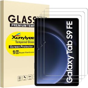 [3-Pack Screen Protector for Samsung Galaxy Tab S9 FE 5G 10.9 inch/Galaxy Tab S9 11 Inch Bubble Free Tempered Glass Film Easy Installation