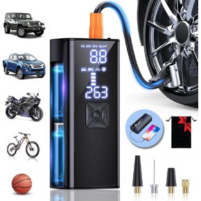 Cordless Car Tire Inflator Portable Air Compressor Air Pump Portable for Car Tires,28000mAh 150PSI Car Air Pump Portable,3X Faster Electric Car Inflator Air Pump for Car,Cool Car Accessories for Men in Kuwait