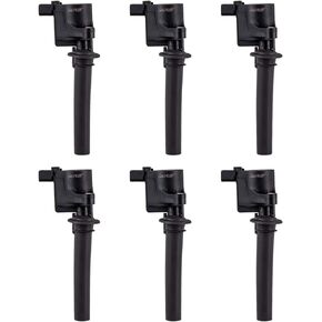 MAS Set of 6 Ignition Coils Pack Compatible with Ford Escape Taurus Five Hundred Free Style Mazda Tribute Mercury Mariner Sable 3.0L V6 Replacement for DG500 FD502 DG513 C1458 5C1449