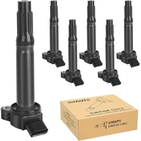 Ignition Coil Pack Set of 6 fit for 3.5L Toyota Camry Sienna Avalon Rav4 Highlander, Lexus IS250 IS350 ES350 GS350 RX350 GS450h, 2007 2008 2009 2010 2011 2012 2013 2014 2015 2016, 90919-A2007 UF487