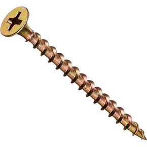 47673 6-Inch x 2-Inch All Purpose Wood Screw with Phillips Drive, 1-Pound, Yellow