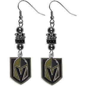 NHL Siskiyou Sports Fan Shop Vegas Golden Knights Euro Bead Earrings One Size Team Color