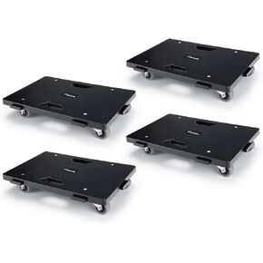 Nellyke Furniture Dolly, 2 Pack Moving Dolly,16'' X10'' Dolly 500LBS Large Capacity, Furniture Movers 4 Wheels Heavy Duty, Modular Connectable Small Flat Dolly, Practical Portable Dollies