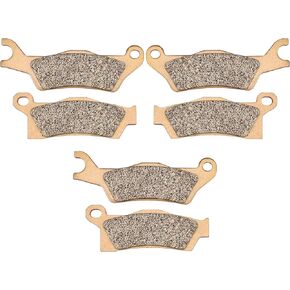 ZICOO Sintered Front and Rear Brake Pads Compatible with Can-Am Outlander 450 500 570 650 800 800R 850 1000 EFI XT XT-P XMR DPS Max 2012 2013 2014 2015 2016 2017 2018 2019 2020 2021 2022
