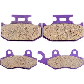 ECCPP Brake Pads Fits for 1989-1994 Kawasaki, 1989-1997 Suzuki, FA135 FA152 Front and Rear Brake Pads