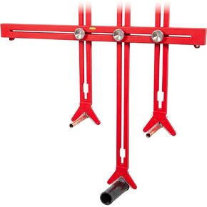 Cabinet Plumbing Jig - Adjustable Guide for Plumbing & Electrical Outlet Holes in Sink Base Cabinets and Bathroom Vanities - Made in USA