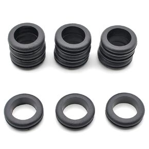Rubber Grommets, 12Pcs Electric Cable Protector Rubber Ring Wiring Grommets for Firewall Hole Plugs Wire Protection for 1" Drill Hole