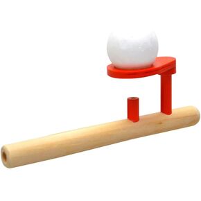 Classic Wooden Games Floating Blow Pipe Balls Balance Blowing Toys Fun Stress for Kids Children Toddler