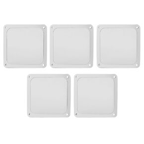 140mm x 140mm Computer Case Fan Dust Filter, PC Cooler Fan Dustproof Dust Filter Cover Grills with Magnetic Frame, (5 Pcs) (Black)