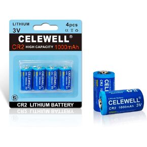 6 Pack DL1/3N CR1/3N 3V Lithium Battery 170mAh【7-Year Warranty】