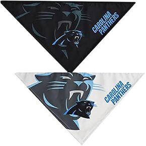 مجموعة Littlearth للجنسين من NFL Carolina Panthers Home and Away Pet Bandana، لون الفريق، كبير