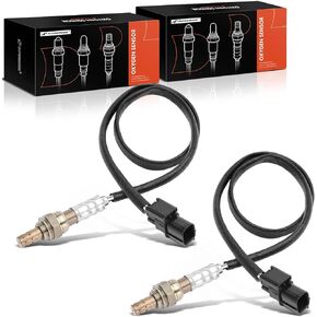 A-Premium O2 Oxygen Sensor Compatible with Honda & Acura - Accord(08-11), Crosstour(12), Odyssey(08-13), Pilot, Ridgeline(09-13), MDX, RL, TL, TSX - 3.2L 3.5L 3.7L, Downstream Front and Rear, 2-PC Set