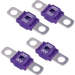 4 قطع 125A AMI/Midi Fuse 125 Amp High Current Fuse Bolt-on Fuse للسيارات والشاحنات ومركبات البناء والحافلات والقوافل in Saudi Arabia
