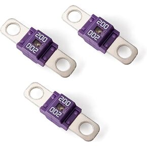100A AMI/Midi High Current Fuse Bolt-on Fuse - 100 أمبير للسيارات والشاحنات ومركبات البناء والحافلات والقوافل (30 قطعة)