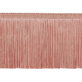 4" (10cm) Long Solid Chainette Fringe Trim (Style# CF04) Rose Pink #07 (Rose Pink) 5 Yard Value Pack (4.5m/15 ft)