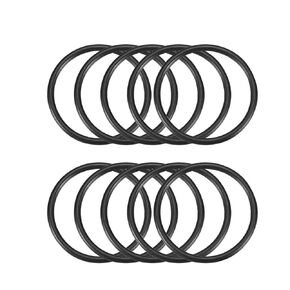 uxcell Nitrile Rubber O-Rings, 58mm OD 50mm ID 4mm Width, Metric Sealing Gasket, Pack of 10