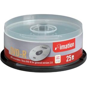 Imation 4.7GB DVD-R (25-Pack Spindle)
