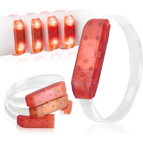 PROLOSO LED Light Up Bracelets for Concerts, Festivals, Sports, Parties, Night Events