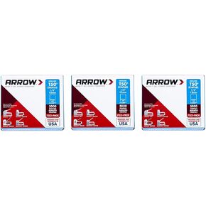 Arrow Fastener 508IP Genuine T50 1/2-Inch Staples, 15,000-Pack