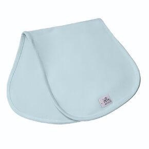 The Ollie Burp Cloths- Moisture-Wicking Fabric- Baby Boys, Girls- Baby Burp Cloths- Ergonomic & Modern Design (Sky)