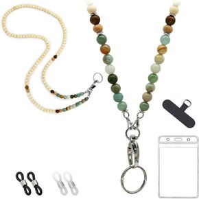 Lanyard - Lanyards for ID Badges/Teacher Lanyard/Lanyards for Keys/Lanyards for Women/Beaded Lanyard/Key Lanyard
