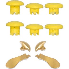 Thumbsticks Paddles Trigger Buttons Replacement for PS5 Edge Controller - Thumb Sticks Back Buttons Accessories for PS5 Edge Controller (10IN1-Blue)