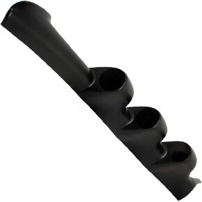 GlowShift Black Triple Pillar Gauge Pod Compatible with Ford Mustang SVT Cobra Hardtop 1994-2002 - ABS Plastic - Mounts (3) 2-1/16" (52mm) Gauges to Vehicle's A-Pillar