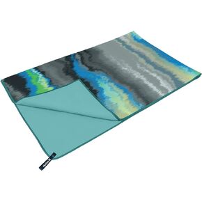 Hurley Printed Microfiber Bath Towels - 40 x 72, Lightweight & Portable Backpacking Gear Travel Towel - General Washing & Wiping Quick Dry Towel for Home, Kitchen, Gym, & Sports, Mix Brown