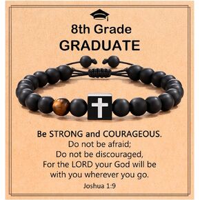 Cross Graduation Bracelet for Kindergarten Preschool 5th 8th Graduation Gifts for Boys
