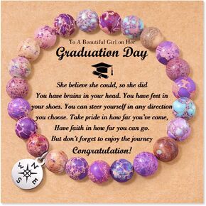 Tarsus 2024 Graduation Gifts for Her Girls Women, Class of 2024 Compass Bracelet Graduation Gifts in Kuwait