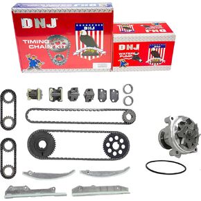 DNJ TK4131WP TIMING KIT WITH WATER PUMP FOR 93-01 FORD / V8 / 4.6L / 281 DOHC 32V INTECH