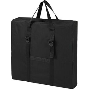 REDCAMP folding table Storage bag, WaterProof Carry Bag with Handles for Folding Picnic Camping Card Table, Black 26" D x 5" W x 24" H