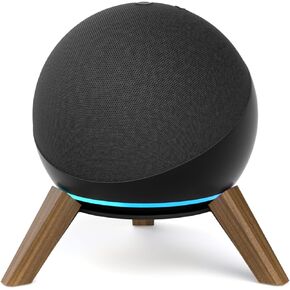 حامل سطح المكتب الخشبي لحامل طاولة Echo Dot الجيل الرابع / الجيل الخامس للحصول على صوت أفضل - حامل حامل مكبر صوت خشبي ثلاثي القوائم لحامل طاولة Echo Dot الجيل الرابع والخامس لحامل Echo Dot، حزمة واحدة