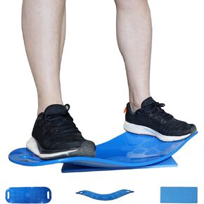 KEEN Balance Simply Board with Workout Mat - Yoga Fitness Balance Board for Core Training, Blue in Kuwait