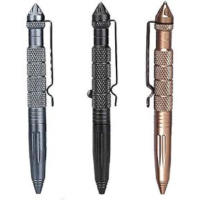 Bestdays Tungsten Steel Tactical Pen for Glass Breaker Mutifunction Self Defense Pen (3 Pack)