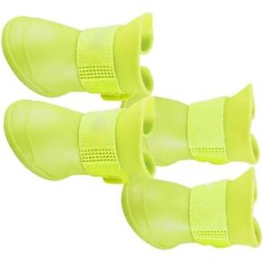 Boots, Dog Rain Boots Outdoor Dog Silicone Rainshoes Running Shoes Pet Rain Shoes, Waterproof Pet Rain Boots (S)